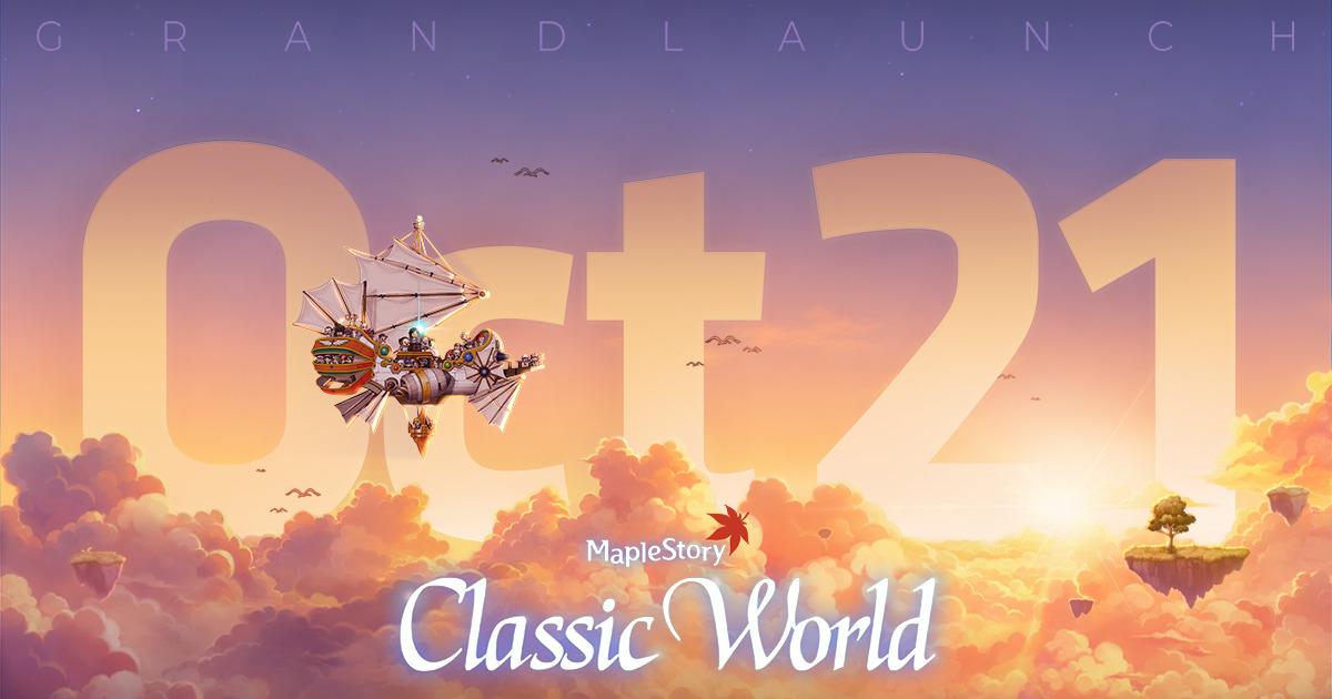 Landing image for Global MapleStory Classic World